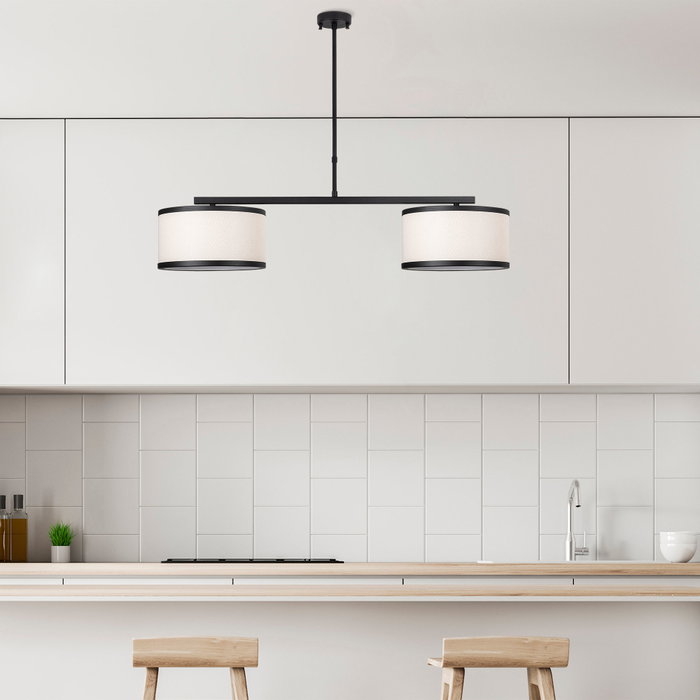 Opviq Way - 11621 Lámpara de araña en blanco y negro Opviq Way - 11621 Lámpara de araña en blanco y negro